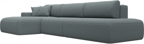 Диван угловой Лига-036 НПБ Модерн Лонг левый угол Лига Диванов (Рогожка) арт.124696L