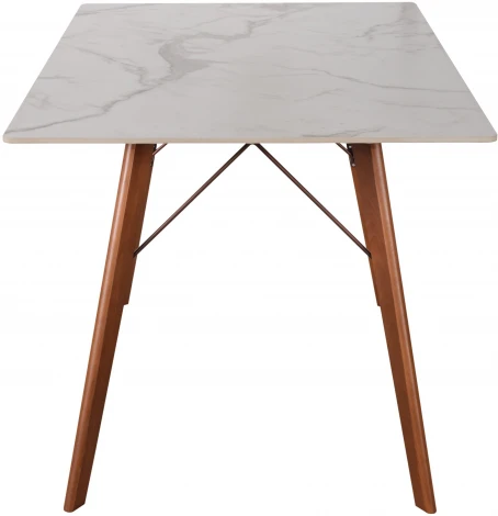 Стол обеденный обеденный JET CERAMIC прямоугольный 120*80 (Дерево бук, Темный орех )