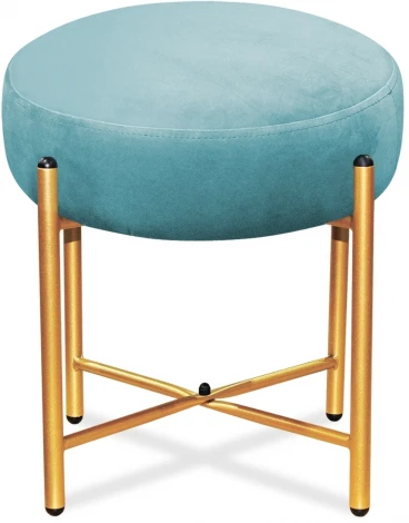 Банкетка SHT-B4 голубая пастель/золото Sheffilton 2347987705