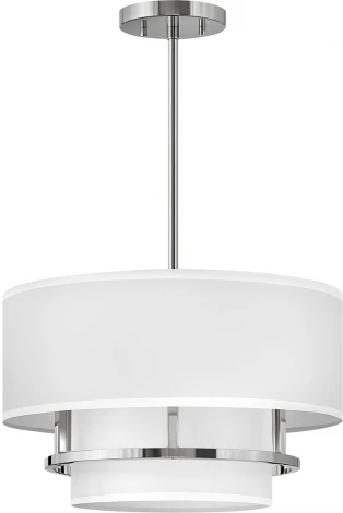 Потолочная люстра на штанге Hinkley Graham HK-GRAHAM-M-PN (220V, круглые)