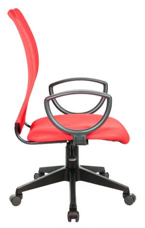 Кресло Бюрократ CH-599AXSN красный TW-35N сиденье красный TW-97N сетка/ткань крестовина пластик
