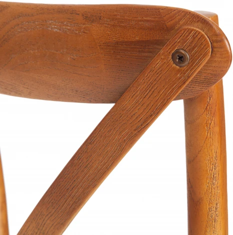 Стул CROSS BAR (mod.CE6002) дерево береза, 49.5*52.5*117, Груша (№3) Tetchair 12820