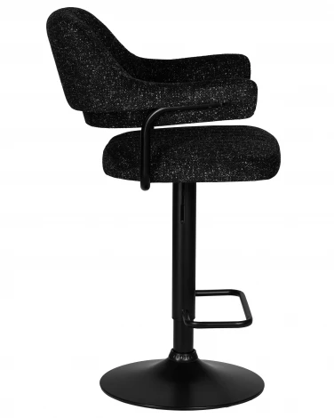 Набор 2 шт стул барный DOBRIN CHARLY BLACK (черный твид (LEO18))