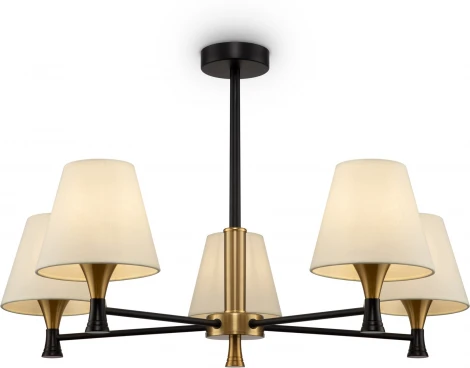 Потолочная люстра на штанге Freya Perfetto FR5098PL-05BBS (220V)