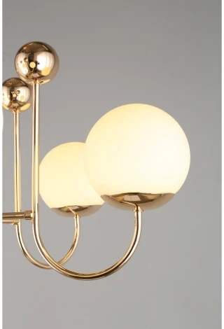 Потолочная люстра на штанге Omnilux Acuto OML-67007-06 (220V, шар, шарики)