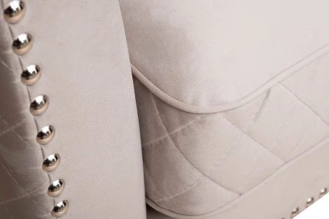 Диван Garda Decor SORRENTO-250-Colt030 (Светло-серый)