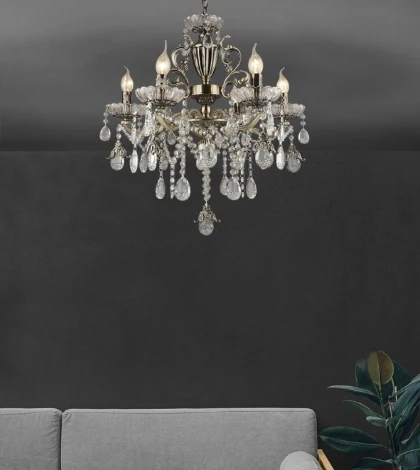 Подвесная люстра Wedo Light Sondra WD3541/6H-AB-CL