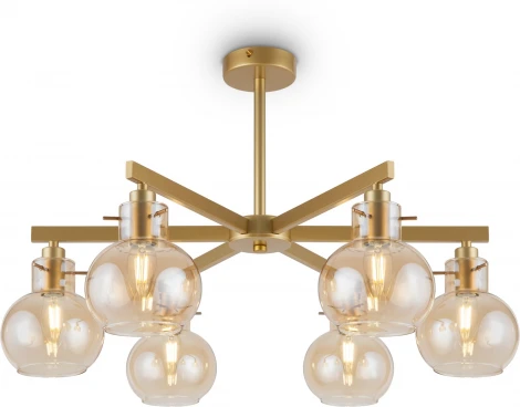 Потолочная люстра на штанге Freya Circle FR5183PL-06G (220V)