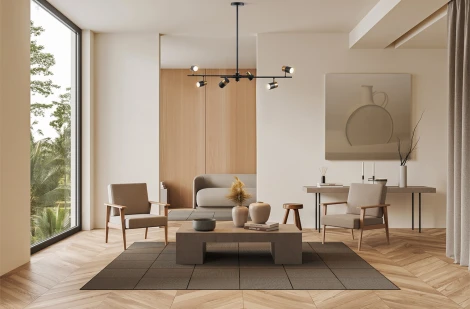 Потолочная люстра на штанге Enzo FR5201PL-06B (220V)