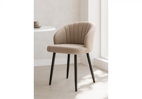 Обеденный стул Woodville Бэнбу marseille 13 данс / черный