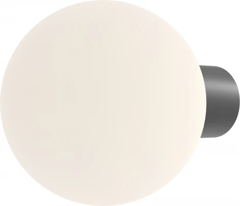 Настенный уличный светильник Maytoni Bold O598WL-01B1 (220V, шар, IP54)