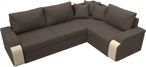 Диван угловой Николь правый угол Лига Диванов (Рогожка) арт.126001