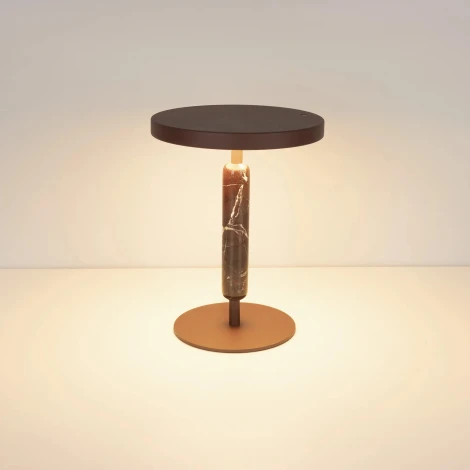 Настольная лампа SP-ALYSS-TAB-R22.5х30-5W Warm3200-MIX (RD-BRG, 110 deg, 230V) (Arlight, IP20, Мрамор) 061709