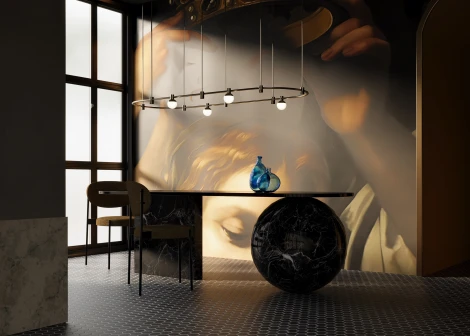 Трековый светильник магнитный 24V 5W Maytoni Luna TR149-1-5W4K-B (LED, шар)