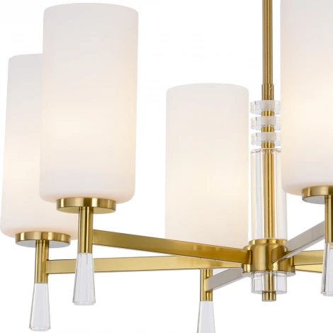 Подвесная люстра на штанге ILLUMICO IL5218-6PLS-24 HIGHBALL