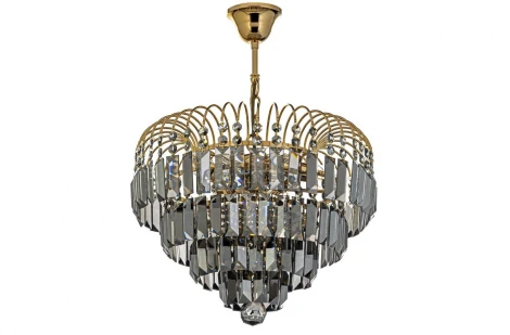 Подвесная люстра Arti Lampadari Sabina E 1.5.32.104 G (220V, хрусталь, на цепи)