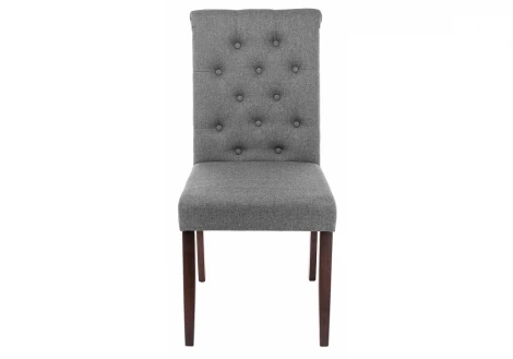 Обеденный стул Woodville Amelia dark walnut / fabric grey 11016