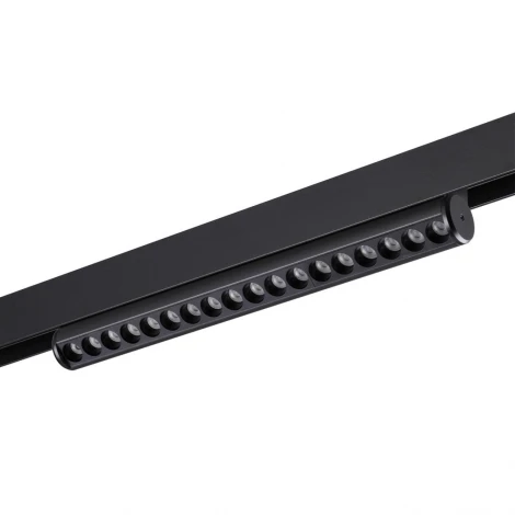 Трековый светильник однофазный светодиодный Novotech Vector 359949 черный диммир. со сменой цв.температуры, пульт ДУ/Tuya Smart Life LED 18W 90-240V