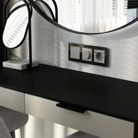 Клавиша для выключателя перекрестного (дымчатый) Werkel W1219004