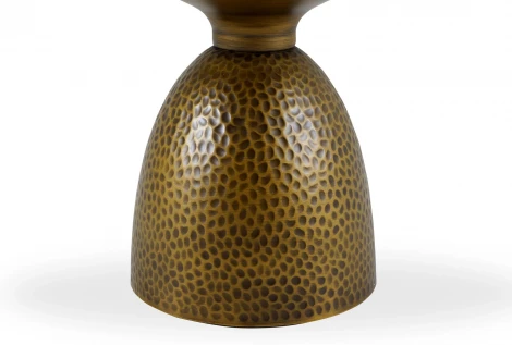 Столик журнальный Macos mid (Керамика/Белый,Золотой) ОГОГО Обстановочка! арт.888825