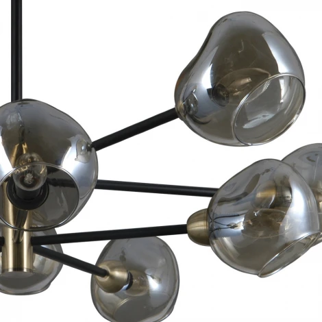 Потолочная люстра Seven Fires Borno SF4003/10C-BK-AB