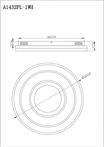Потолочный светильник Arte Lamp Multi-space A1432PL-1WH