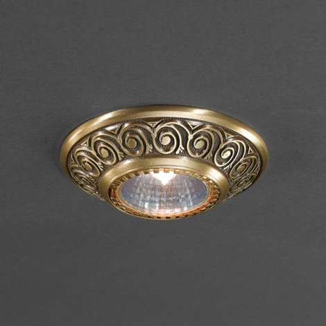 Встраиваемый точечный светильник Reccagni Angelo 7002 SP Bronzo (220V)