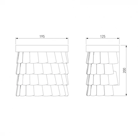Настенный светильник Bogate's Corazza 317