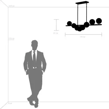 Подвесной светильник Lightstar Croco 815187 (220V, шарики)