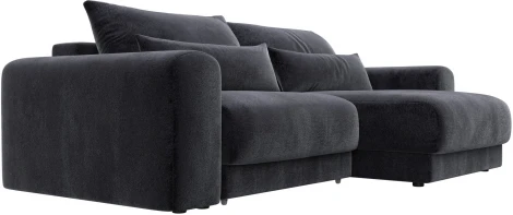 Диван угловой Лига-056 НПБ угол универсальный Лига Диванов (Велюр) арт.129153