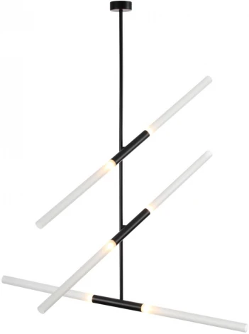 Потолочная люстра на штанге асимметричная линейная Odeon Light Soho 4307/6 (220V, асимметрия)