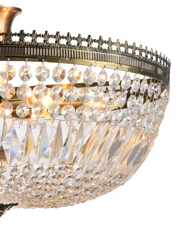 Потолочная люстра Natali Kovaltseva Rococo 81406/8C ANTIQUE
