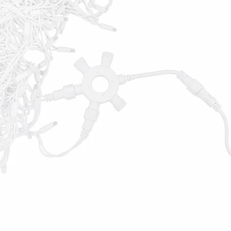 Соединитель для гирлянд серии F90RPO, круговой 1 вход-5 выходов белый Uniel UTC-F90 Y6 WHITE