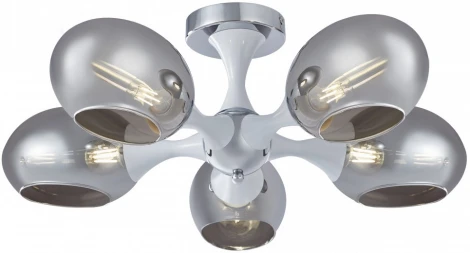 Потолочная люстра на штанге Arte Milano Napoli 329408/5 CR+WH (220V)