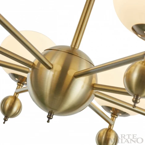 Потолочная люстра на штанге Arte Milano 270307/8 GD (220V, шарики)