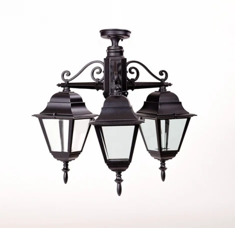 Потолочный светильник уличный Oasis Light QUADRO M 79970MA/3 Bl (220V, фонарь, IP44)