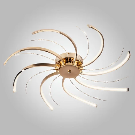 Потолочная люстра Eurosvet Twist 90054/8 золото