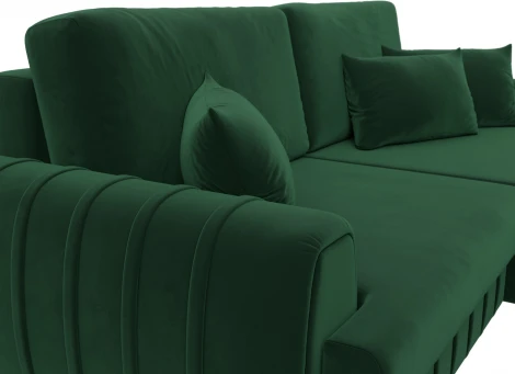 Диван угловой Лига-057 НПБ угол правый Лига Диванов (Велюр) арт.129270