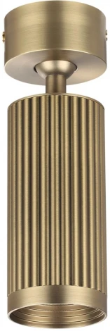 Потолочный спот поворотный на 360 Odeon Light Manchester 7013/1C металл/латунь LED GU10 10W 220V (круглые)