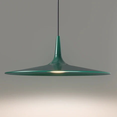 Подвесной светильник Odeon Light Sombra 7037/12L темно-зеленый/металл/акрил LED 12W 3000K 220V (на проводе, круглые)