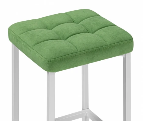 Барный стул Woodville Лофт (Металл, Велюр/Белый) арт.614938