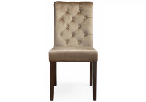 Обеденный стул Woodville Amelia dark walnut / fabric beige 11140