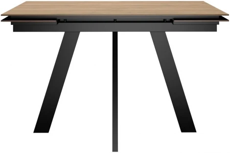 Стол DikLine DM140 Дуб галифакс/опоры черные арт.00-00072817