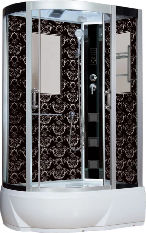 Душевая кабина Niagara Lux 7712BR хром, черный