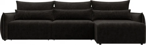 Диван угловой Лига-051 НПБ Лонг угол универсальный Лига Диванов (Велюр) арт.128729