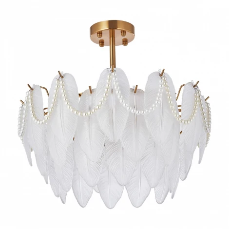 Потолочная люстра на штанге Arte Milano Rim 315008/D500 BS (220V, перо)