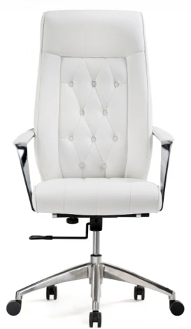 Компьютерное кресло Woodville Sarabi white / satin chrome 15424