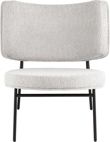 Кресло District Lounge букле светло-серый Stool Group (арт.УТ000039112)