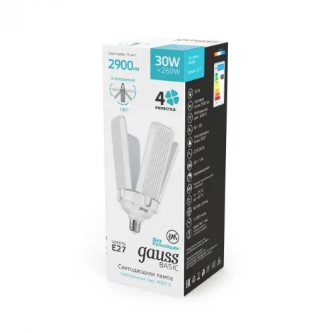 Лампочка светодиодная Gauss Basic 11732232