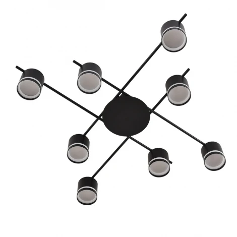 Потолочная люстра Lumion Berty 8362/8C черный, металл/акрил GX53 LED 8*7W 220V